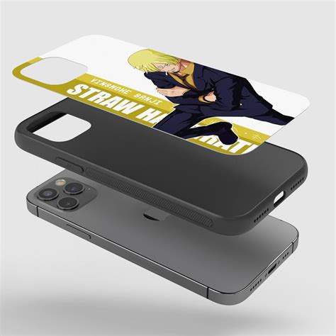Sanji Graphic Silicone Armored Phone Case - Stylish Chef's Flair