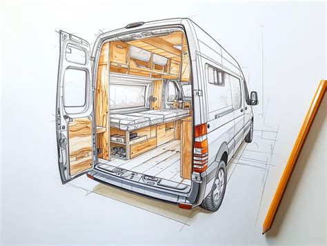 Image result for Conversion Van Layout Simple