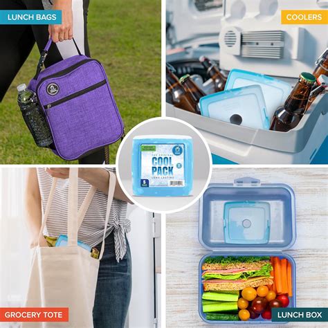 Healthy Packers Ice Pack for Lunch Box - 5 Ice Packs India | Ubuy