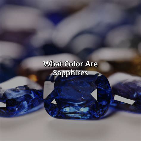 What Color Are Sapphires - colorscombo.com