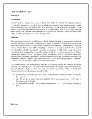 Praecuro Vet Services ACCA SBL Preseen – June 2024 - Case Studies ACCA ...