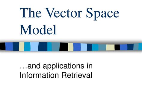 Image result for Explain the Vector Space Model Example in Ir