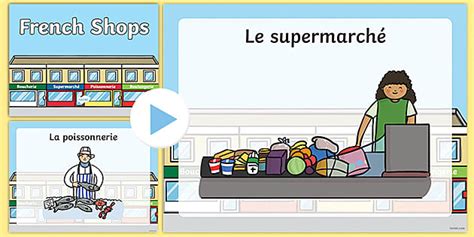 French Shops PowerPoint