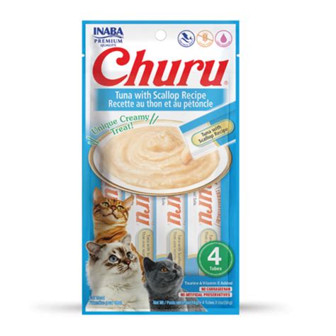 Inaba Cat Food | Tuna With Scallop Churu Recipe For Cats & Kittens