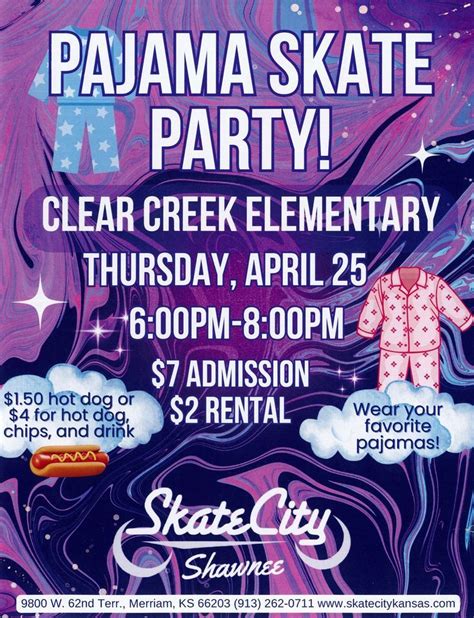 Pajama Skate Party , Skate City Merriam, Shawnee, 25 April 2024 ...