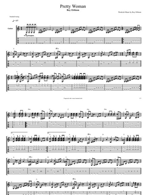 Image result for Pretty Woman Tutorial Guitar