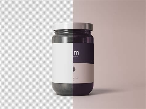 Jam Jar Mockup Psd