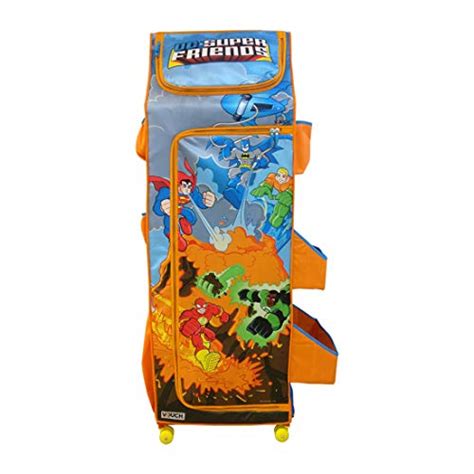 DC Super Friends Fun Closet 4 Shelves, Kids Folding Wardrobe - Super ...