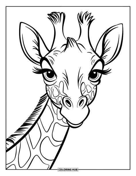 110+ Giraffe Coloring Pages for Kids & Adults (Free Printable PDFs)
