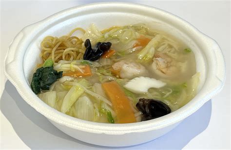 実食！南国酒家監修海鮮塩あんかけやきそば（セブン）カロリー糖質は？|キャプテン福田 | コンビニ・サラリーマン総研～最新コンビニグルメがわかるブログ～