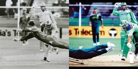 World Cup Classic - Jonty Rhodes Literally Flies In The Air, Breaks The ...