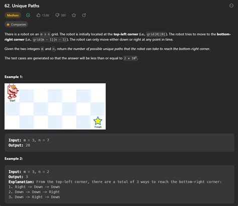 Image result for Unique Paths 2 LeetCode