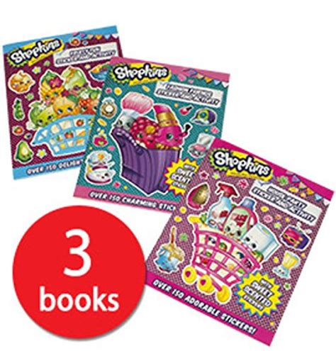 Buy Shopkins Scented Sticker Activity Collection Book Online at Low ...