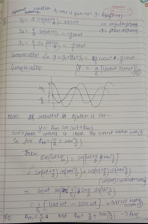 2020 pyq. three sinusoidal waves
