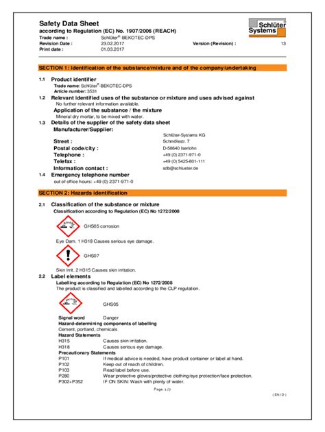 Fillable Online REACH Legislation - ECHA - Europa Fax Email Print ...