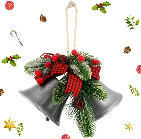 Amazon.de: Liliful Große Weihnachtsglocken Jingle Bell Dekoration ...