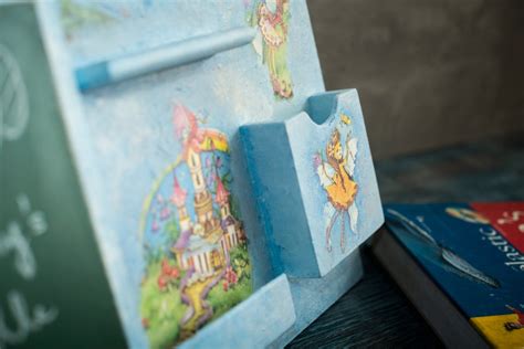 A Tiny Mistake Wooden Desk Organiser for Kids, Can Store Pens, Notes,