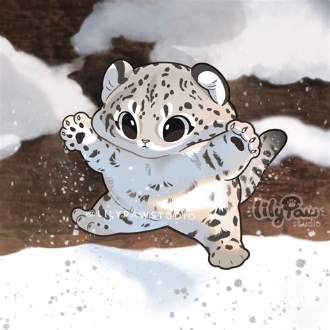 Snow Leopard Cute