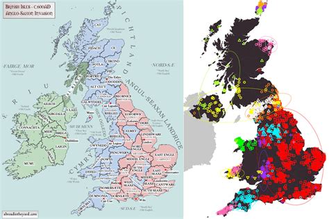 Genetic legacy of Celtic kingdoms in the UK. Elmet (West Yorkshire), Rheged (Cumbria) and ...
