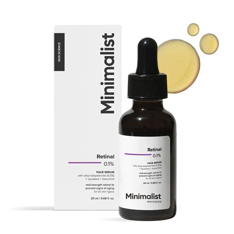 Buy Minimalist Retinal 0.1% Face Serum, 20 ml | 19 Minutes Delivery ...