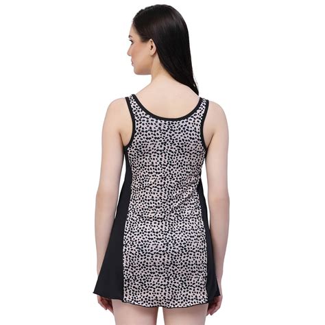 Buy Cukoo Padded Animal Printed Black Swimwear Online