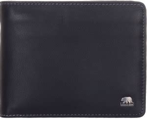 BROWN BEAR Men Black Genuine Leather Wallet BLACK - RED - Price in ...