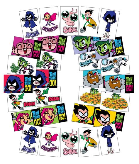 Buy Teen Titans GO! Stickers (Series 1) - 30 Vending Sticker Sheets for ...