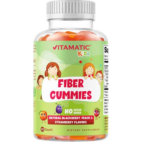 Kids Fiber Gummies - 60 Gummies – Vitamatic