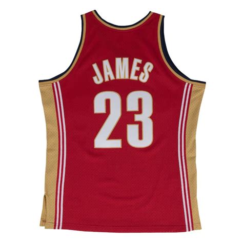 Mitchell & Ness Cleveland Cavaliers #23 LeBron James Swingman Jersey ...