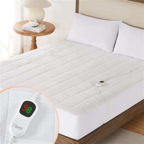 Amazon.com: Serta Plush Heated Mattress Pad - Electric Bed Warmer with ...