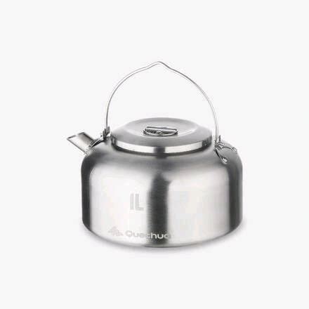 1 L Stainless Steel Kettle 500 for camping, bivouacking and hiking