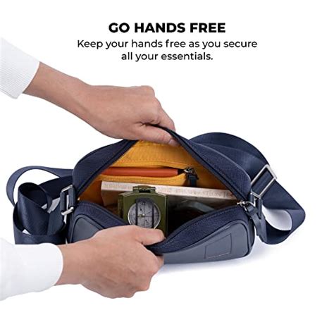 Buy Mokobara The Sling Bag| Blue Vegan Leather Cross Body Day Bag ...