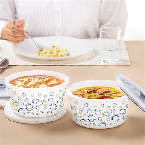 Larah By Borosil Jupiter Storage Bowls, Set at Best Price Online in ...