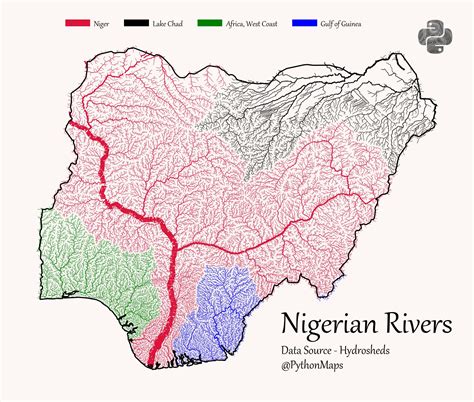 Benue River Africa Map