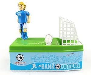 Just Us Jt Soccer Coin Bank Football Palyer Money Bank Mechanical Money ...