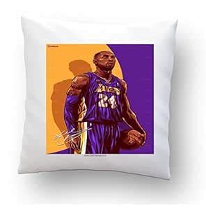 Buy CRAFT MANIACS Kobe Bryant Lakers Purple Poster Art 16 * 16 Pillow ...