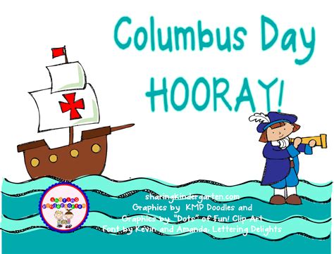 Columbus Day Hooray | Clipart Panda - Free Clipart Images