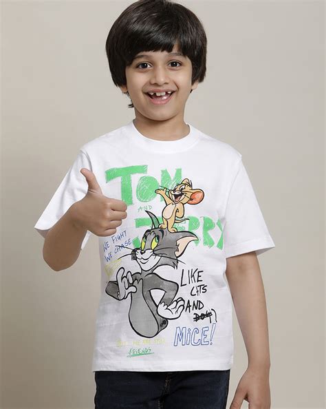 Tom & Jerry Regular Fit Tshirt For Boys – Kidsville