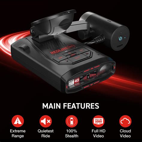 Escort Redline 360C Laser Radar Detector & Escort M2 Smart Dash Cam Bundle - 1080P Full HD Video ...