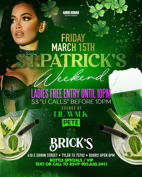 PERREO FRIDAY’S at Bricks, Brick’s Bar & Grill, Tyler, 15 March 2024 ...