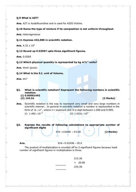 Class 11 Chemistry Chapter First Exercise Questions 的图像结果