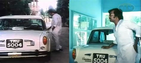 Actor Rajinikanth Posed With His First Ever Car Fiat Premier Padmini