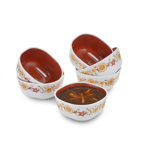 Nayasa Microfresh Square Bowl Deluxe 200 ML | Set of 6 | BPA Free ...