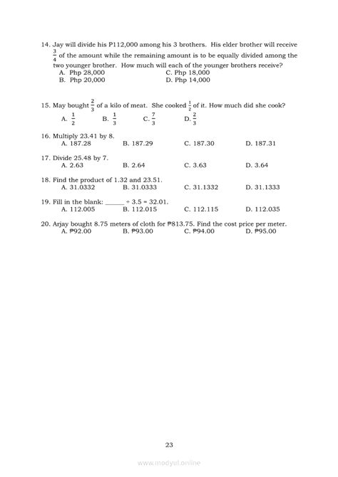 Image result for Math 7 Module 6