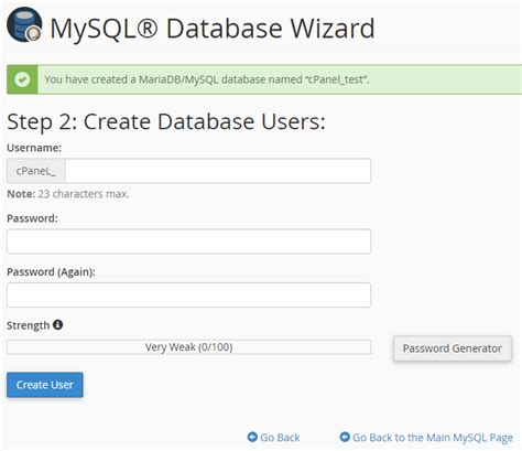 Image result for MySQL Create Database and User