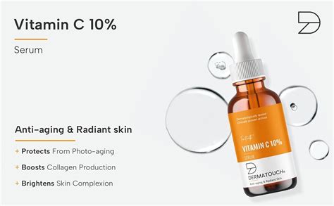 DERMATOUCH Vitamin C 10% Serum | For Anti-aging and Radiant Skin | For ...