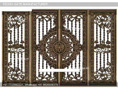 Folding Gate Design Barrier Gate Design Design Design Of Boundary Wall ...
