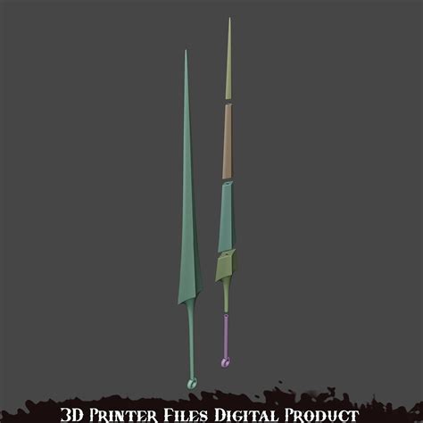 🪡 Hornet Cosplay Needle Hollow Knight Silksong・ 3D File for 3D printing ...