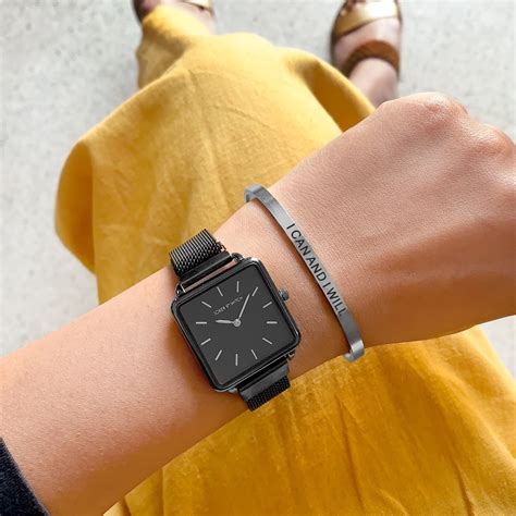 Shop Joker & Witch Black Watch Bracelet Set For Women Online