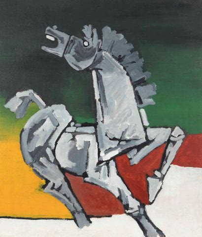 Horse - Life Size Posters by M F Husain | Buy Posters, Frames, Canvas ...